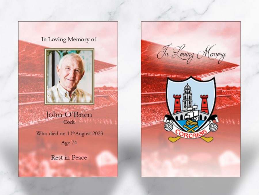 Cork GAA wallet cards