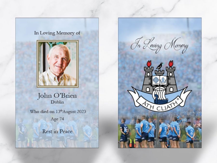 Dublin GAA wallet cards