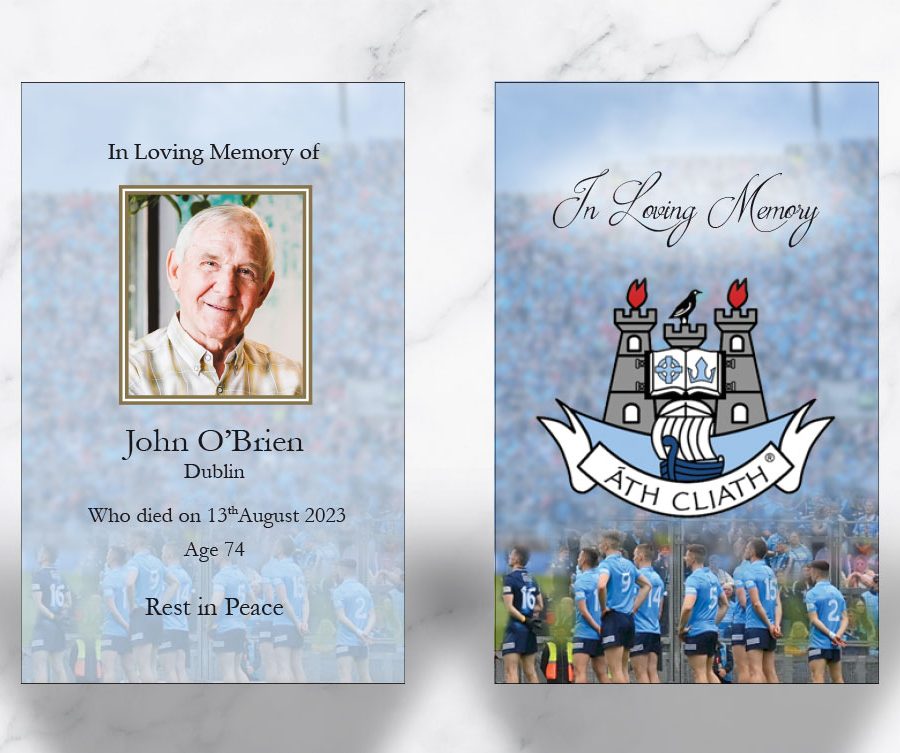 Dublin GAA wallet cards