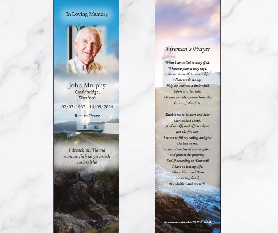 Fanad Head Lighthouse Memorial Bookmarks