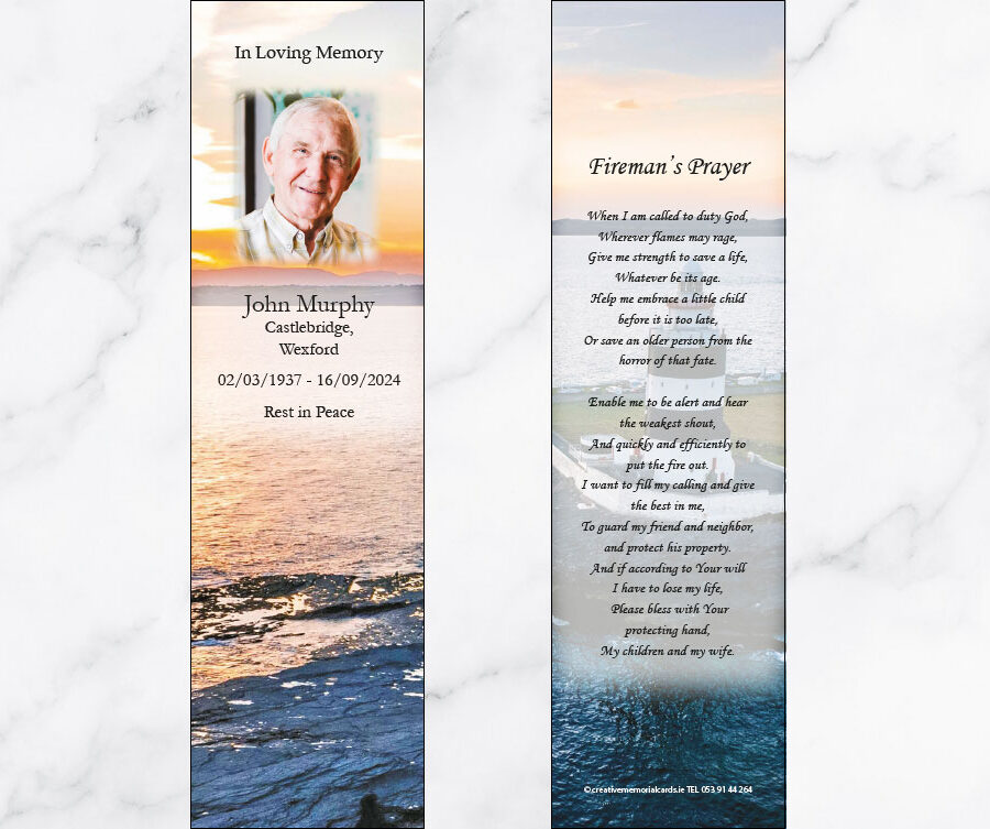 Hook Lighthouse 2 Memorial Bookmarks