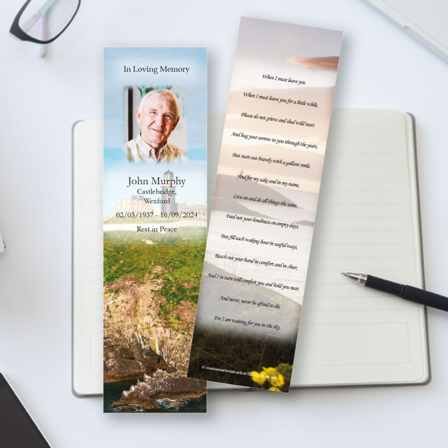 Ballycotton Lighthouse memorial bookmarks