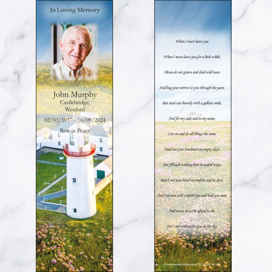 Loophead Lighthouse memorial bookmarks