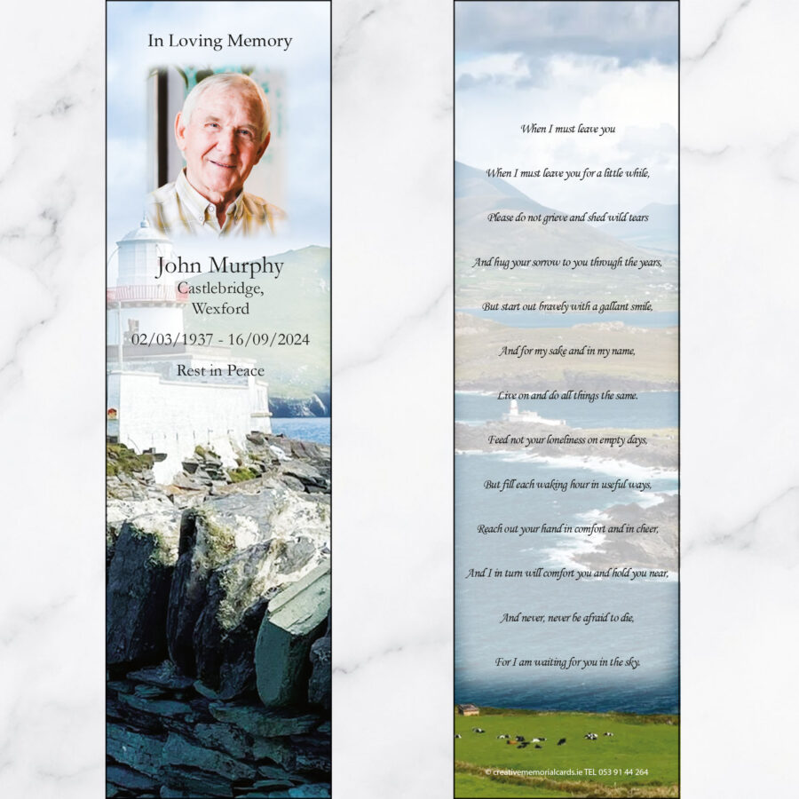 Valentia Island Lighthouse memorial bookmarks