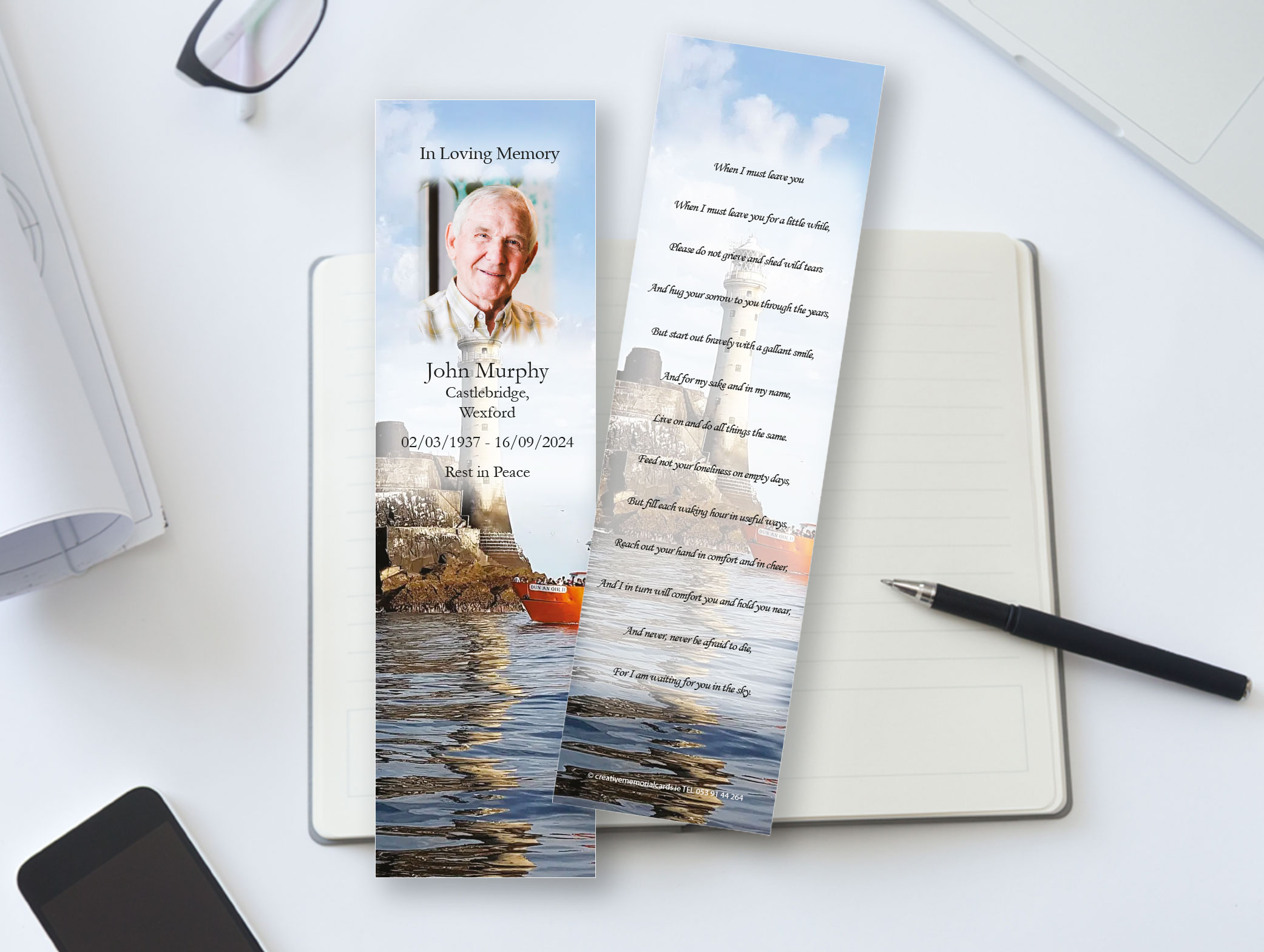 Fastnet Rock Lighthouse memorial bookmarks
