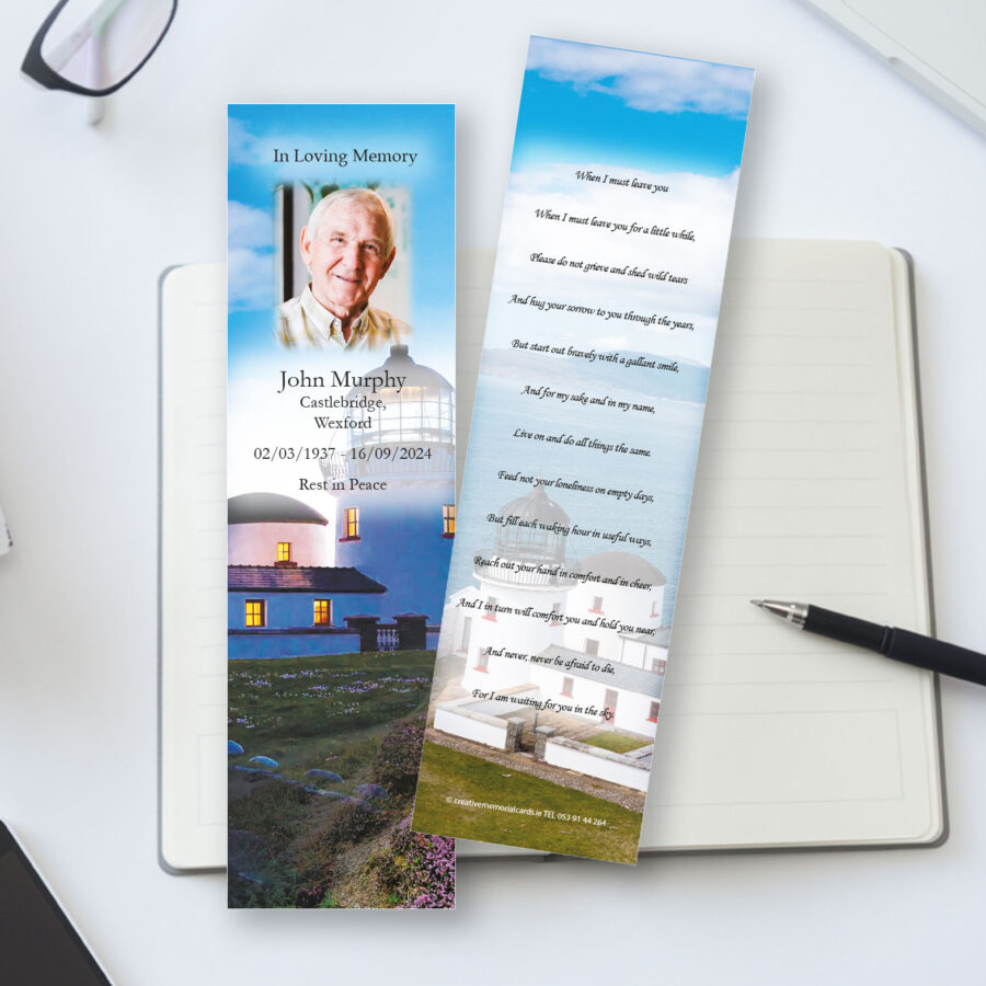 Clare Island Lighthouse memorial bookmarks