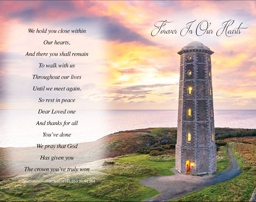 Wicklow Head Lighthouse Memorial Cards