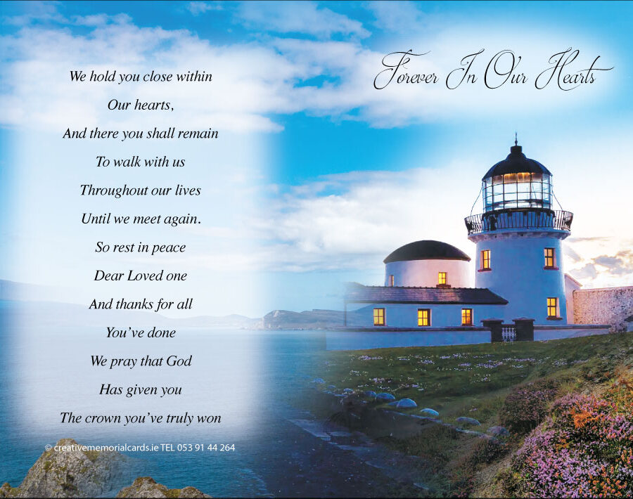 Claire Island Lighthouse Memorial Cards