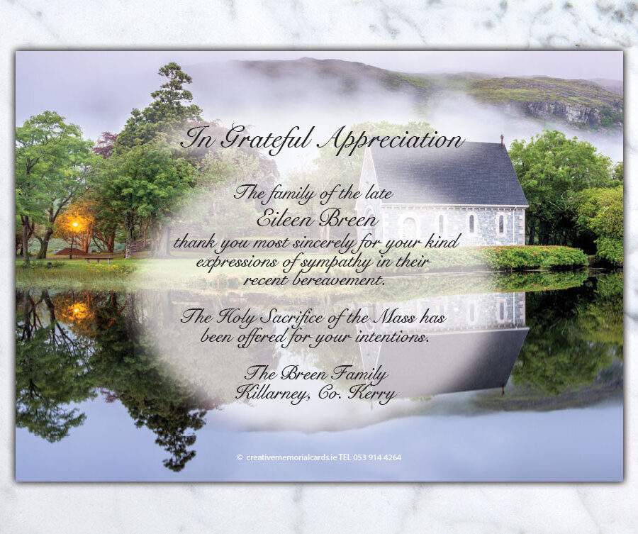 St. Finbar's Monastery Acknowledgement Cards